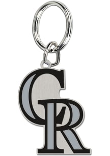 Colorado Rockies Logo Keychain - Purple