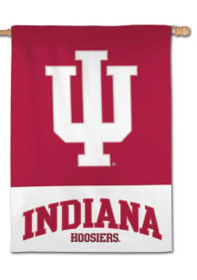 Indiana Hoosiers 28x40 Applique Banner - Red