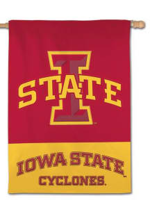 Iowa State Cyclones 28x40 Applique Banner - Red