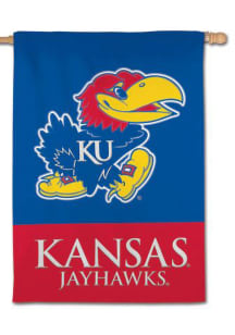 Kansas Jayhawks 28x40 Applique Banner - Blue