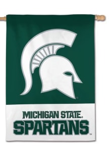 Michigan State Spartans 28x40 Applique Banner - Green