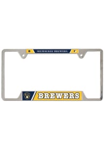 Milwaukee Brewers Metal License License Plate Frame - Blue