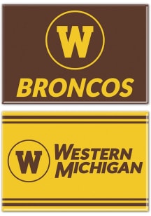 Western Michigan Broncos 2pk Rectangle Magnet