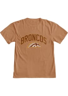 Blue 84 Western Michigan Broncos Brown Therese Short Sleeve T Shirt