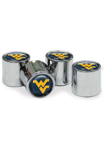 West Virginia Mountaineers 4pk Auto Accessory Valve Stem Cap
