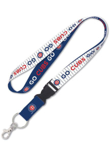 Chicago Cubs Slogan Lanyard - Blue