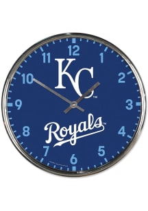 Kansas City Royals Chrome Wall Clock