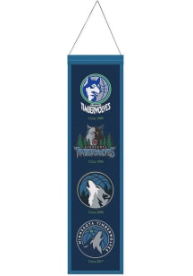 Minnesota Timberwolves 8x32 Evolution Banner - Blue