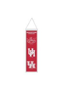Houston Cougars 8x32 Evolution Banner - Red