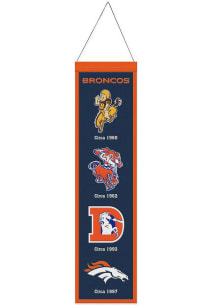 Denver Broncos 8x32 Evolution Banner - Orange