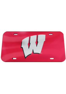 Wisconsin Badgers Red full color Car Accessory License Plate