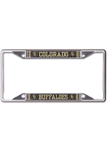 Colorado Buffaloes Printed Metallic License Plate Frame - Gold
