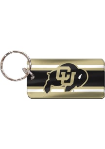 Colorado Buffaloes Stripe Keychain - Gold