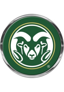 Colorado State Rams Chrome Finish Car Emblem - Green