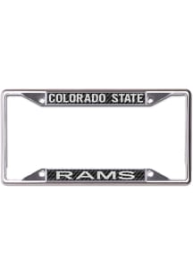 Colorado State Rams Carbon Fiber License Plate Frame - Green