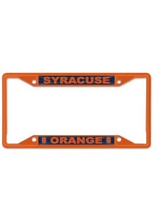 Syracuse Orange Black License Plate Frame - Orange