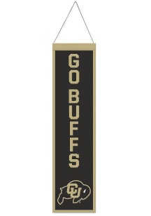 Colorado Buffaloes 8x32 Slogan Banner - Black