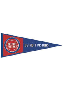 Detroit Pistons 13x32 Primary Logo Pennant - Blue
