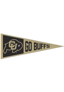 Colorado Buffaloes 13x32 Slogan Pennant - Black