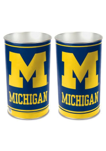 Michigan Wolverines Logo Tapered Waste Basket