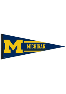 Michigan Wolverines 12x30 Vintage Pennant - Blue