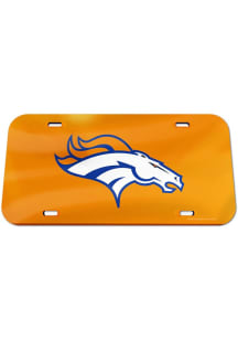 Denver Broncos Navy Blue Team Color Car Accessory License Plate