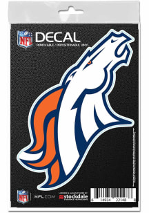 Denver Broncos 3x5 Auto Decal - Navy Blue