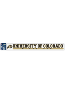 Colorado Buffaloes 2x17 Auto Decal - Gold