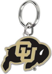 Colorado Buffaloes P Logo Keychain - Gold