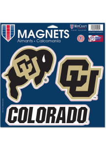 Colorado Buffaloes 11 x 11 3pk Magnet
