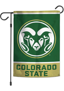 Colorado State Rams 12x18 2-Sided Garden Flag - Green