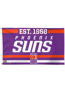Phoenix Suns Retro 3x5 Silk Screen Grommet Flag - Blue