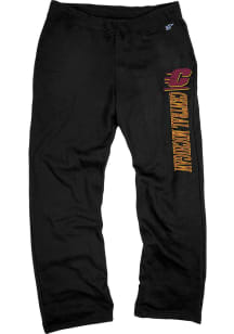 Blue 84 Central Michigan Chippewas Mens Black Pickeral Sweatpants