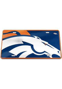 Denver Broncos Orange Mega Logo Car Accessory License Plate