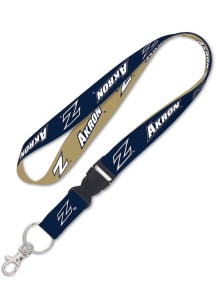 Akron Zips 1-Inch Detachable Buckle Lanyard - Blue