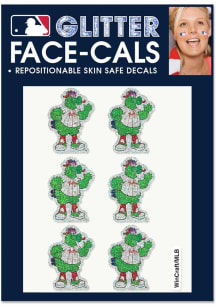 Philadelphia Phillies 6pk Glitter Mascot Tattoo