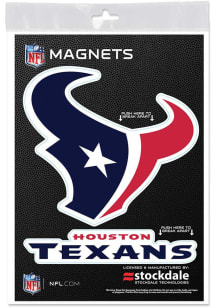 Houston Texans 5x7 Car Magnet - Blue