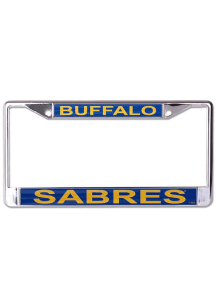 Buffalo Sabres Metallic Inlaid License Plate Frame - Blue