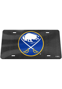 Buffalo Sabres Blue Carbon Fiber Car Accessory License Plate