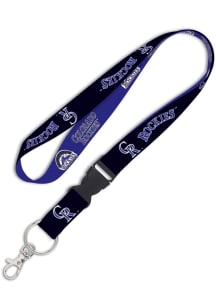 Colorado Rockies Detachable Buckle Lanyard - Purple