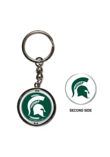 Michigan State Spartans Spinner Keychain - Green