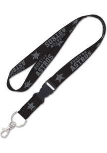 Houston Astros Black Lanyard - Orange