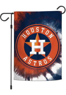 Houston Astros Tie Dye Garden Flag - Orange