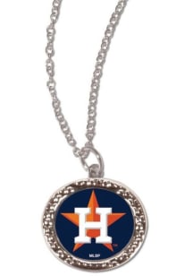 Houston Astros Hammered Womens Necklace