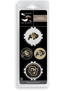 Colorado Buffaloes 4 pack set Golf Ball Marker
