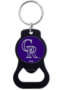 Colorado Rockies Bottle opener Keychain - Purple