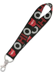 Ohio State 1 Inch Lanyard - White