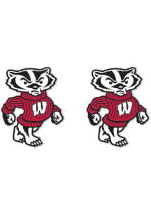 Wisconsin Badgers Logo Post Womens Earrings