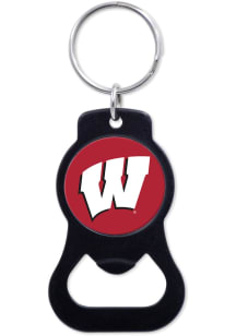Wisconsin Badgers Bottle Opener Keychain - Red