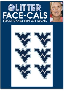 West Virginia Mountaineers 6pk Glitter Tattoo